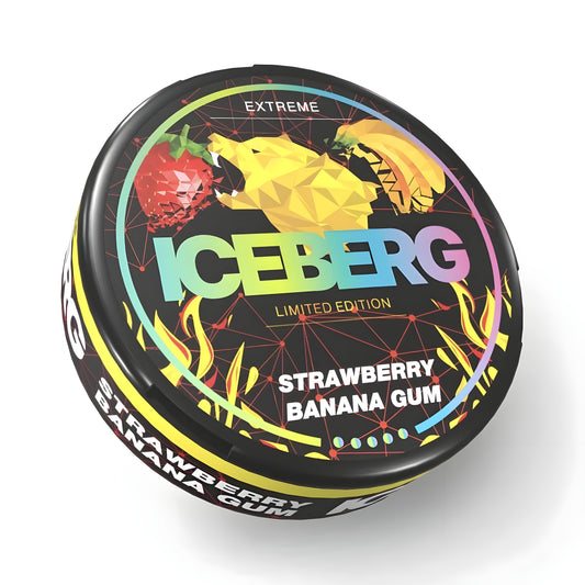 Iceberg Strawberry Banana Gum 130mg